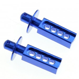 ALUMINIUM FRONT / REAR BODY POST 1/16 TRAXXAS MINI E-REVO MONSTER - BLUE - ERV201FR/BU