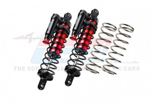 GPM XRT172F/R/LA ALUMINIUM 6061-T6 FRONT / REAR L-SHAPE PIGGY BACK ADJUSTABLE SPRING DAMPERS 7861 TRAXXAS 1/6 4WD XRT 8S 78086-4 - RED - XRT172F/R/LA-R-BK