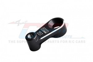 GPM TRX4M025T ALUMINUM 7075-T6 SERVO HORN 25T 9740 TRAXXAS 1/18 4WD TRX-4M FORD BRONCO 97074-1 / DEFENDER 97054-1 - BLACK - TRX4M025T-BK