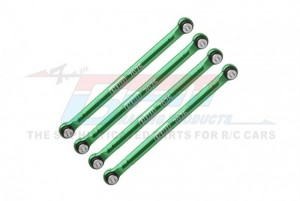 GPM ALUMINUM 7075-T6 FRONT & REAR LOWER CHASSIS LINKS PARTS AXI204004 AXIAL 1/24 AX24 XC-1 4WS CRAWLER BRUSHED RTR AXI00003 - GREEN - AX24014FR-G