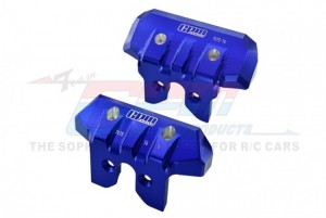 GPM SLE330FR ALUMINIUM 7075-T6 FRONT & REAR BUMPER 9535 9536 TRAXXAS 1/8 4WD SLEDGE MONSTER TRUCK 95076-4 - BLUE - SLE330FR-B