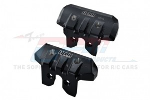 GPM SLE330FR ALUMINIUM 7075-T6 FRONT & REAR BUMPER 9535 9536 TRAXXAS 1/8 4WD SLEDGE MONSTER TRUCK 95076-4 - SLE330FR-BK