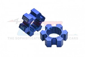 GPM TXM010/10MMN ALUMINIUM 7075-T6 WHEEL HEX HUBS 7756 TRAXXAS 1/6 4WD XRT 8S 78086-4 / X-MAXX 6S MONSTER - BLUE - TXM010/10MMN-B