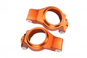 GPM TXM019 ALUMINIUM FRONT C HUBS FOR TRAXXS 1/5 X-MAXX 6S 8S MONSTER - Orange - TXM019-OR