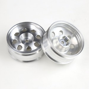 Aluminium Wheel Front / Rear Wheel Rim For 1/14 RC Tamiya Tractor Truck - TAM-WH01F