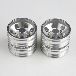 Aluminium Wheel Front / Rear Wheel Rim For 1/14 RC Tamiya Tractor Truck - TAM-WH01R