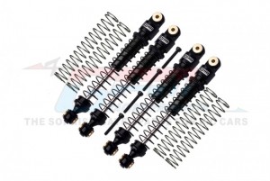 GPM AX24049FR ALUMINUM 6061-T6 FRONT AND REAR DAMPER 49mm AXI203001 AXIAL 1/24 AX24 XC-1 4WS CRAWLER BRUSHED RTR AXI00003 - BLACK - AX24049FR-BK-BK