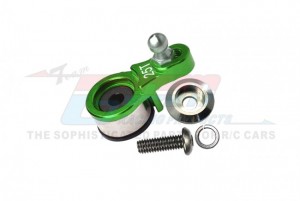 GPM TRX4025TSN ALUMINUM 6061-T6 SERVO HORN W. BUILT-IN SPRING FOR LOCKING DIFF 5669 1/10 TRAXXAS TRX-4 RC CRAWLER - GREEN - TRX4025TSN-G