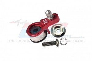 GPM TRX4025TSN ALUMINUM 6061-T6 SERVO HORN W. BUILT-IN SPRING FOR LOCKING DIFF 5669 1/10 TRAXXAS TRX-4 RC CRAWLER - RED - TRX4025TSN-R