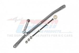 GPM LMT161N ALUMINUM 6061-T6 FRONT STEERING TIE RODS LOS241030 LOSI RC 1/8 LMT 4WD SOLID AXLE MONSTER - SILVER - LMT161N-S