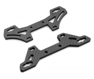 Carbon Fiber Front & Rear Shock Tower For 1/10 TAMIYA TT02 DRIFT RC CAR - TT02-003