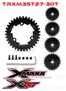 STEEL SPUR GEAR - 35T M1.5 W/ PINION SET 1/5 TRAXXAS XRT / X-MAXX 6S 8S MONSTER - TXM035TS2730T