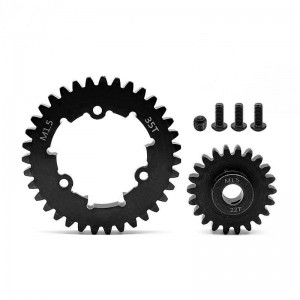 STEEL SPUR GEAR - 35T M1.5 W/ PINION GEAR 1/5 TRAXXAS XRT / X-MAXX 6S 8S MONSTER - TRXM35T22T