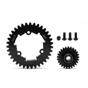 STEEL SPUR GEAR - 35T M1.5 W/ PINION GEAR 1/5 TRAXXAS XRT / X-MAXX 6S 8S MONSTER - 35T W/ 25T - TRXM35T25T