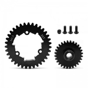 STEEL SPUR GEAR - 35T M1.5 W/ PINION GEAR 1/5 TRAXXAS XRT / X-MAXX 6S 8S MONSTER - TRXM35T28T