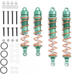 ALUMINUM FRONT & REAR SPRING DAMPERS SET ARRMA RC 1/8 KRATON OUTCAST 6S BLX - GREEN - AR33021250/GR