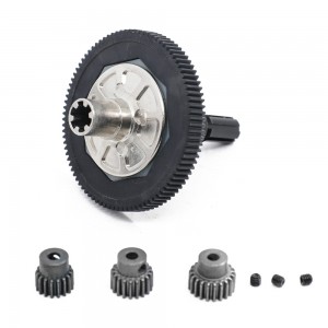 Aluminium Spur Gear Slipper Clutch 91T W/ Pinion 17 19 21T Pinion Gear ARA311030 ARRMA SENTON GRANITE BIG ROCK TYPHON 6S BLX - BLACK - AR320499/BK