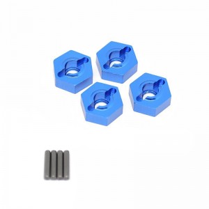 Aluminium Wheel Hex Adaptor - 14mm ARRMA SENTON GRANITE BIG ROCK TYPHON 6S BLX - BLUE - HEX14/BU
