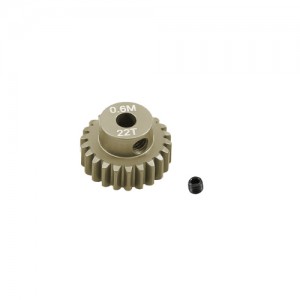 STEEL 7075 Hard Coated M0.6 Pinion Gear Set 13 - 33T 3.175mm Holes 1/10 TAMIYA TT02 XV02 Car - PG0622T