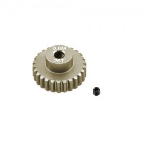 STEEL 7075 Hard Coated M0.6 Pinion Gear Set 13 - 33T 3.175mm Holes 1/10 TAMIYA TT02 XV02 Car - PG0626T