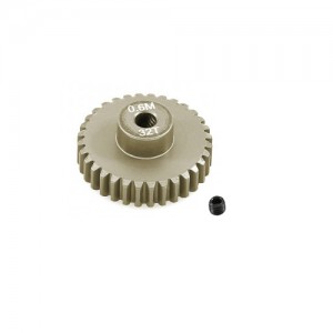 STEEL 7075 Hard Coated M0.6 Pinion Gear Set 13 - 33T 3.175mm Holes 1/10 TAMIYA TT02 XV02 Car - PG0632T
