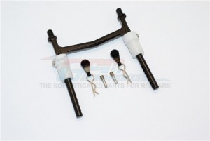 GPM MJ201R ALUMINIUM REAR BODY POST WITH CLIP & MOUNT 1/10 RC AXIAL SMT10 - MJ201R-BK