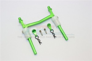 GPM MJ201R ALUMINIUM REAR BODY POST WITH CLIP & MOUNT 1/10 RC AXIAL SMT10 - MJ201R-G