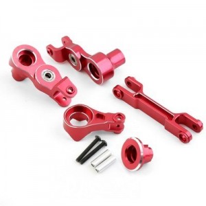 ALUMINIUM STEERING SAVER 7746 1/5 TRAXXAS X-MAXX 6S 8S MONSTER - RED - TRX7746/RE