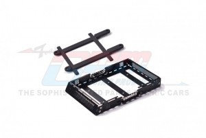 GPM TRX4MZSP1234-BK METAL LUGGAGE TOP RACK TRAXXAS RC 1/18 4WD TRX-4M FORD BRONCO 97074-1 / DEFENDER 97054-1 - TRX4MZSP1234-BK