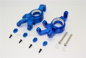 GPM TXM021N ALUMINUM FRONT KNUCKLE ARMS WITH COLLARS FOR 6S TRAXXAS XMAXX 6S - TXM021N-B