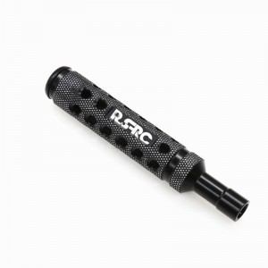 Aluminium M4 Wheel Lock Nut Sleeve Wrench Tools Light Weight Design For 1/8 1/10 RC Car - BLACK - RS-M4W/BK