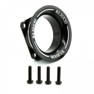 30 X 30mm Aluminium Motor Protection Cooling Fan Air Cooling Cover For 1/10 RC SAKURA D4 D5 Drift Car - BLACK - RS-3030C/BK