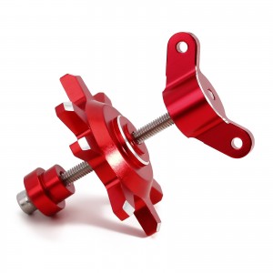Aluminium Wheel 1.9 /  2.2 Inch Beadlock Wheel Assembly Disassembly Auxiliary Tool For 1/10 RC Crawler Car - RED - ST-WH01/RE