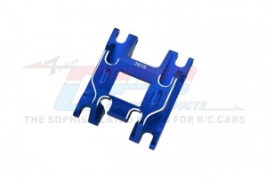 GPM TRX4M038B ALUMINUM 7075-T6 CHASSIS SKID PLATE 9736 TRAXXAS RC 1/18 4WD TRX-4M FORD BRONCO 97074-1 / LAND ROVER DEFENDER 97054-1 - BLUE - TRX4M038B-B