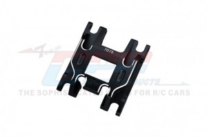 GPM TRX4M038B ALUMINUM 7075-T6 CHASSIS SKID PLATE 9736 TRAXXAS RC 1/18 4WD TRX-4M FORD BRONCO 97074-1 / LAND ROVER DEFENDER 97054-1 - TRX4M038B-BK