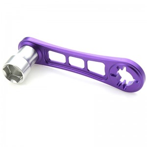 Nitro Engine Flywheel Holder Wrench W/ Tire Remover 22mm For 1/10 RC Nitro Off-road Buggy - PURPLE - ST008/PU