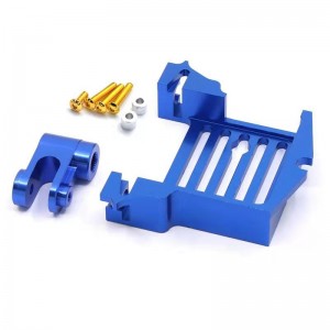 Aluminum Servo Arm W/ Steering Gear Bracket Base 7749 For TRAXXAS 1/5 RC X-MAXX 6S MONSTER - BLUE - TRX-7749/BU