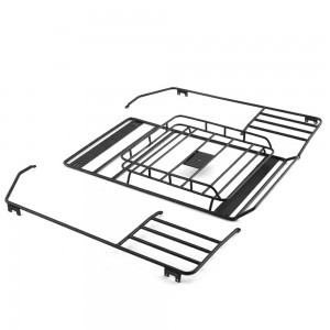 Metal Roof Rack Rool Cage Jeep Wrangler Body Wheelbase 313mm For 1/10 RC AXIAL RACING SCX10 - TRX-JEEP