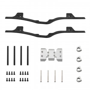 Carbon Fiber Chassis Kit Frame Girder LCG Version 1/10 RC Axial SCX10 & SCX10 II 90046 Crawler - SCX10-F01/SI