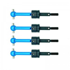 Aluminium Assembly Universal CVD Drive Shaft 53792 For TAMIYA RC TT01 TT02 TA-04 Car - TT02-CVD/BU