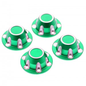 Aluminum Hex Wheel Hub Cap - 32mm 1/6 AXIAL SCX6 RC TRUCK AXI05000 - SCX6-05/GR