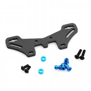 CARBON FIBER FRONT 54632 / REAR 54633 SHOCK TOWER FOR 1/10 TAMIYA TT-02 Type S Chassis Car - REAR - TAM-54633