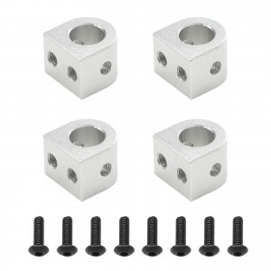 ALUMINUM LCG BODY POST MOUNT FOR AXIAL 1/10 SCX10 SCX10-II SCX10-III UNLIMITED TRAIL BUGGY AXI03004 - SILVER - CAP-004/SI