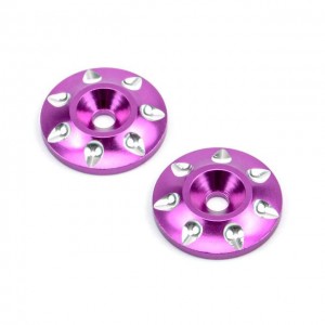 Unversial Aluminum Rear Wing Washer For 1/10 1/8 off-Road Racing Buggy Truggy - AS-WW01/PU