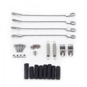 DIY Steel Wire Rope Double-End Pulling Rope Set 1/10 AXIAL SCX10 / TRAXXAS TRX-4 - AS-WR02