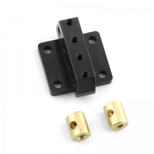 Aluminum Lock Differential Wire Fixing Mount For TAMIYA 1/14 Tractor Truck - TRA-005/BK