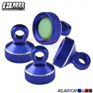 GPM SLADP/CAP Aluminum Damper Top 7075 For TRAXXAS Slash Bandit Drag Slash Rustler Stampede T-Maxx - SLEDP-CAP/BU
