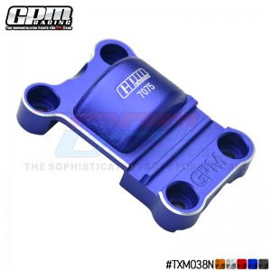 GPM TXM038N ALUMINIUM REAR GEAR COVER 7787 TRAXXAS 1/5 X-MAXX 6S 8S 77076-4 77086-4 / 1/6 XRT 8S 78086-4 - TXM038N-B