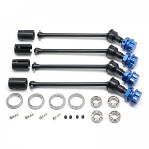 Steel Extended Drive Shaft CVD With Hex Adapter 8996X 1/10 Traxxas MAXX Widemaxx Monster - BLUE - TRX-8996X/BU