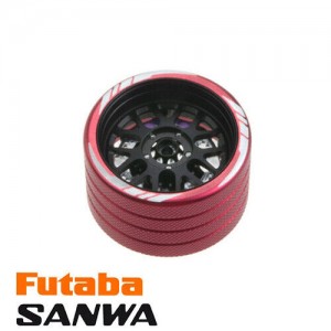 Aluminum BBS Transmitter Steering Wheel SANWA MT5 M12 FUTABA 4PK M12 M17 FLYSKY NOBLE NB4 - TWBBSBK/RE